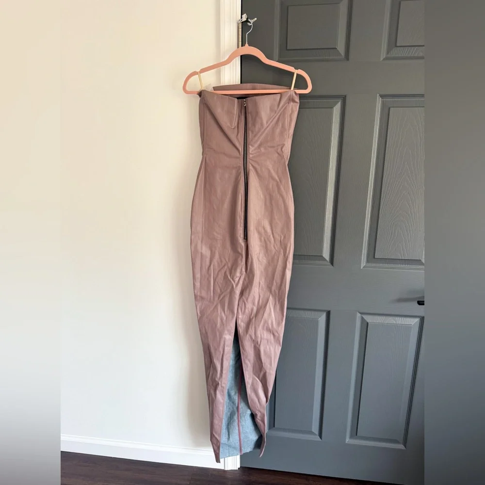 Rick Owens Coated Strapless Bustier Gown - Picture 5 of 9